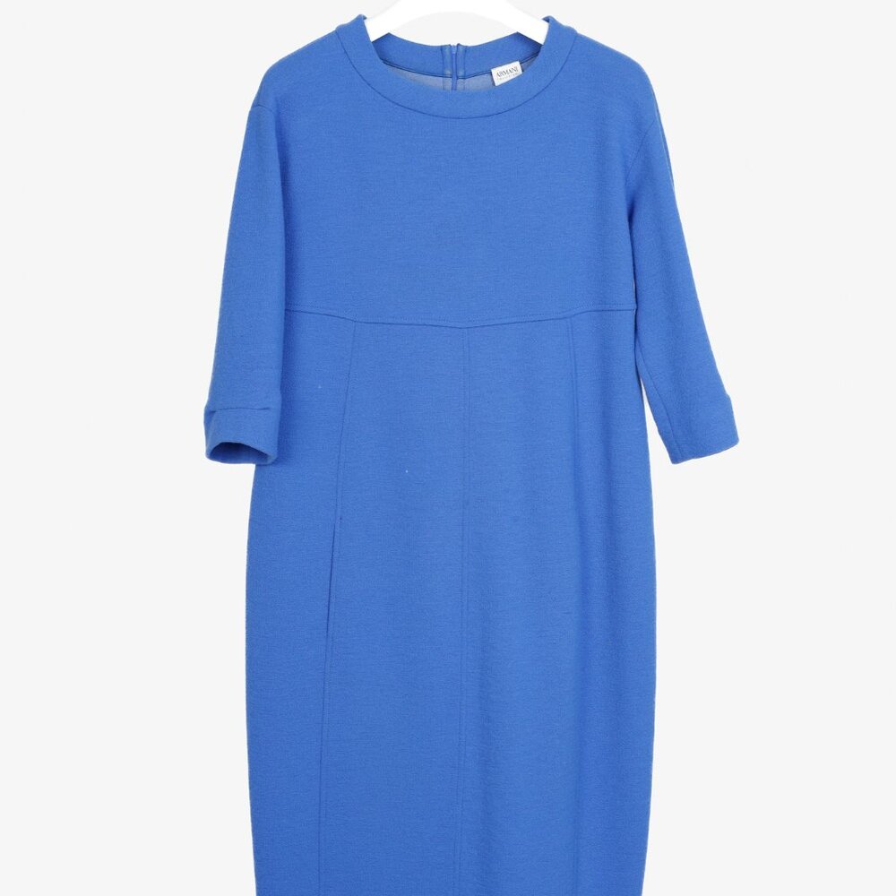 Armani Collezioni Blue Empire Dress